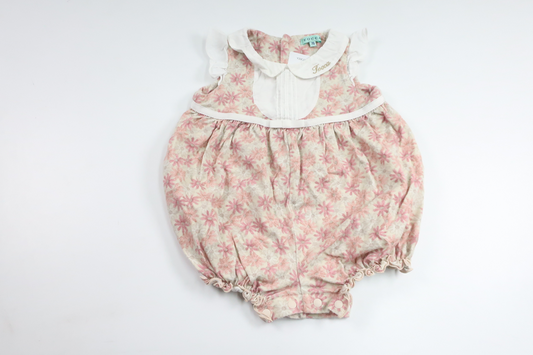 Floral bodysuit/jumpsuit from Tocca - Size 68 - Pink