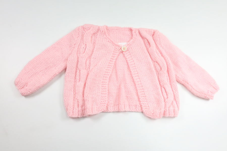 Knitted cardigan from Hemstickat - Size 68/74 - Pink