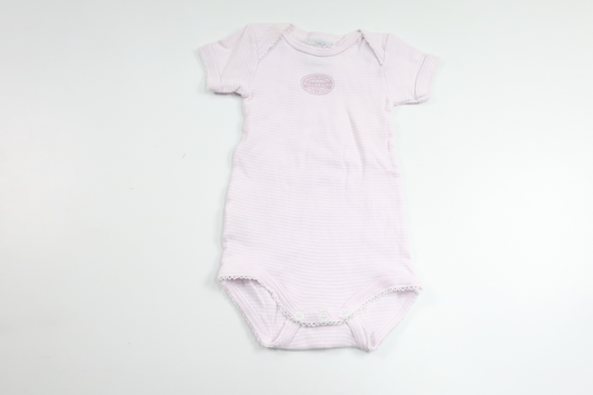 Striped bodysuit from Petit Bateau - Size 50/56 - Pink