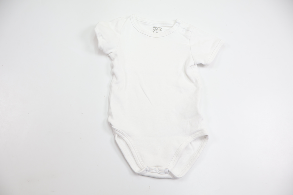 Body från Basic U - Storlek 74 - Vit