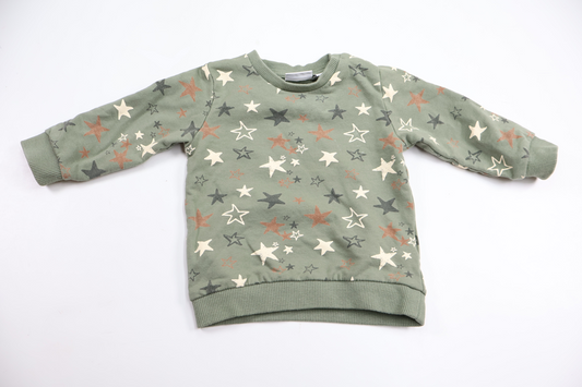 Sweatshirt från Name It - Storlek 62 - Grön