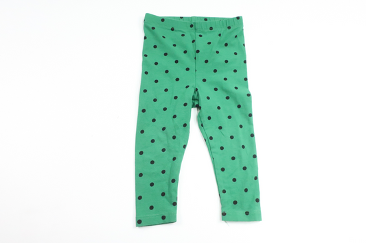 Polka dot pants from Mini Rodini - Size 68/74 - Green
