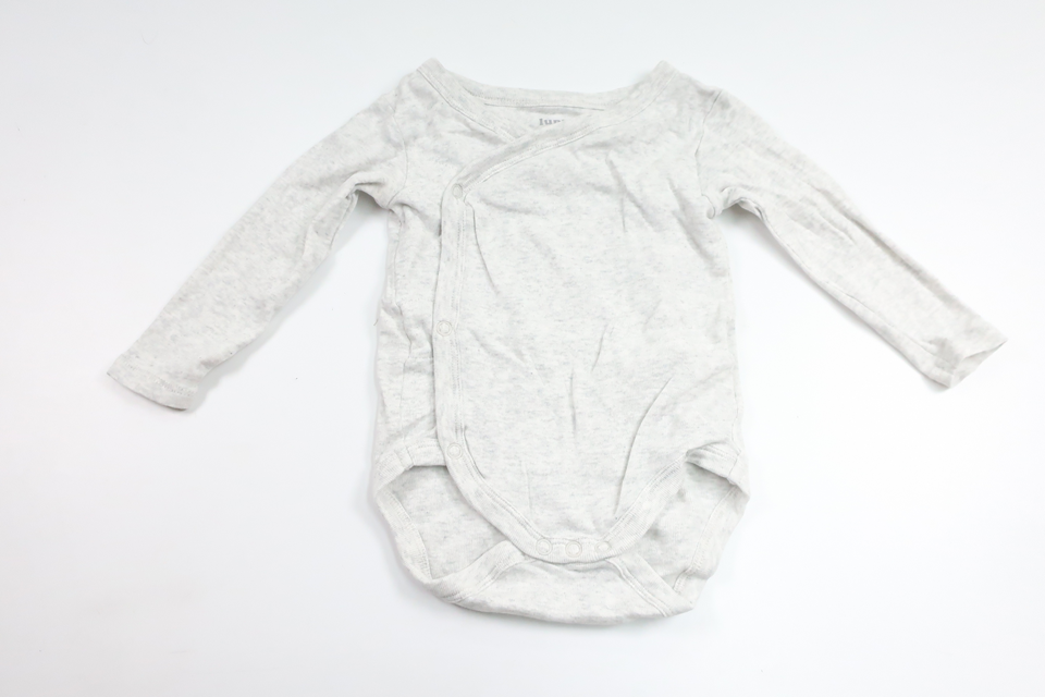 Wrap bodysuit from Lupilu - Size 62/68 - Grey