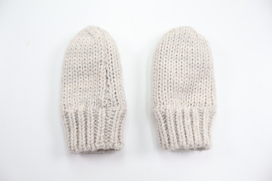 Fleecefodrade vantar från H&M - Storlek 62/68 - Beige