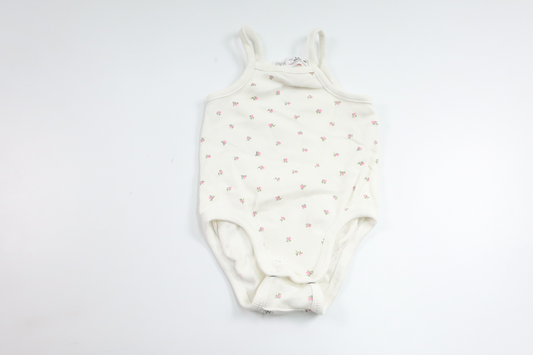 Ribbed linen bodysuit from Zara - Size 56/62 - Off-white