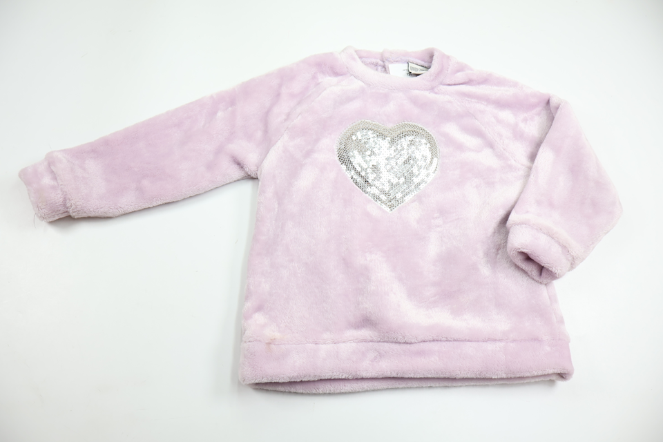 Tröja i lurvig fleece från Uniq Studio - Storlek 98/104 - Lila