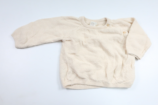 Knitted sweater from H&M - Size 68 - Off-white