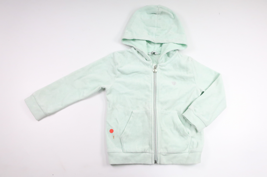 Fleece hooded jacket from Cubus - Size 98/104 - Green