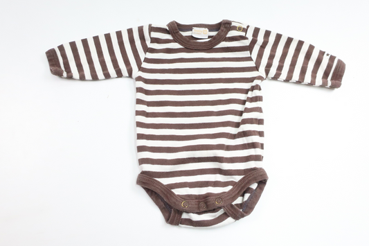 Striped bodysuit from Lindex - Size 56 - Brown