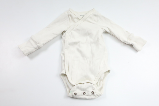 Ribbed bodysuit from Lindex - Size 50 - White