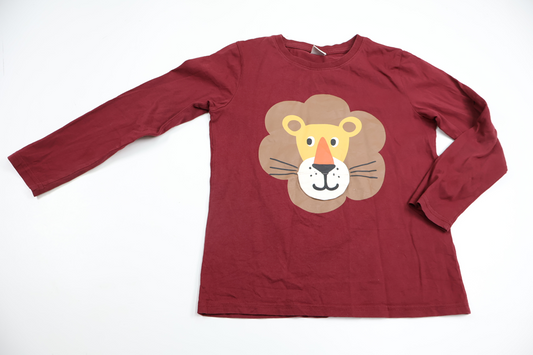 Tröja från Lindex - Storlek 128 - Vinröd