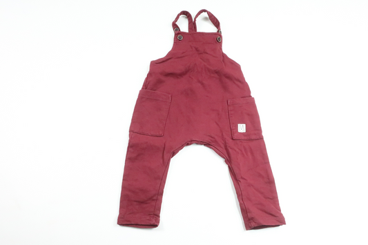 Overalls from Lindex - Size 62 - Burgundy