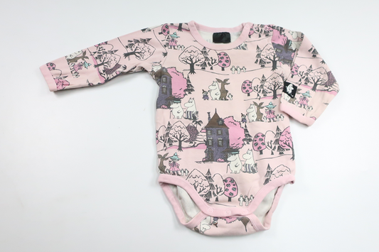 Bodysuit with Moomin from Moomin by Lindex - Size 68/74 - Pink