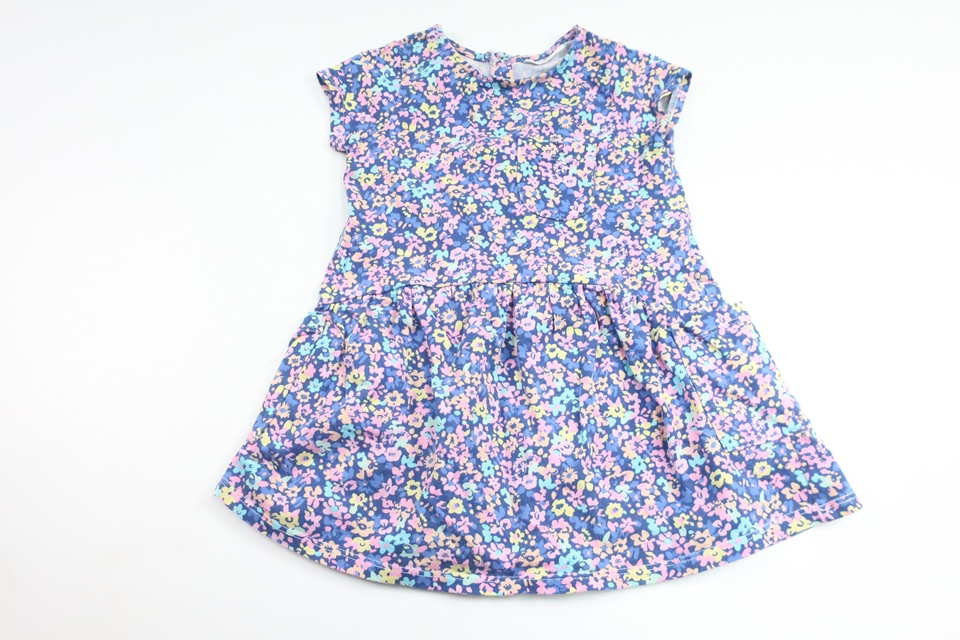 Floral dress from Next - Size 74/80 - Blue