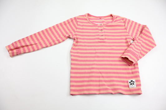 Ribbad tröja från Mini Rodini - Storlek 104/110 - Rosa