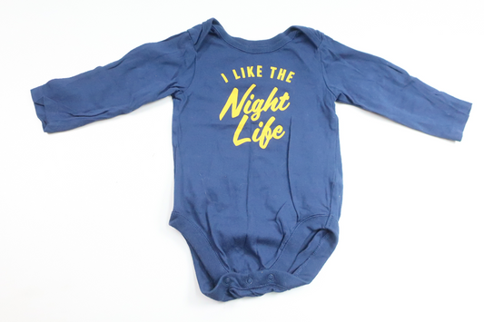 Bodysuit from The Children's Place - Size 68 - Navy Blue