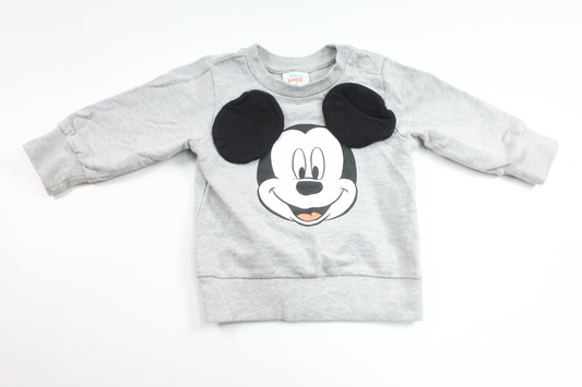 Sweatshirt with Mickey Mouse from Disney - Size 68 - Grey