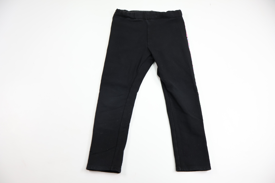 Byxor med paljetter från H&M - Storlek 98/104 - Svart