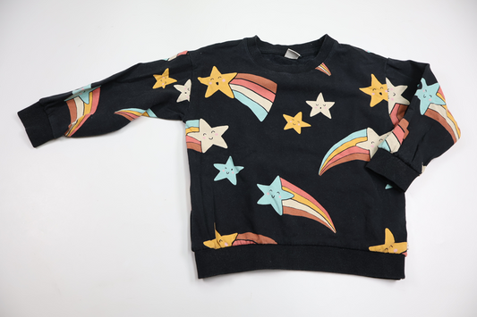 Sweatshirt från Lindex - Storlek 110 - Svart