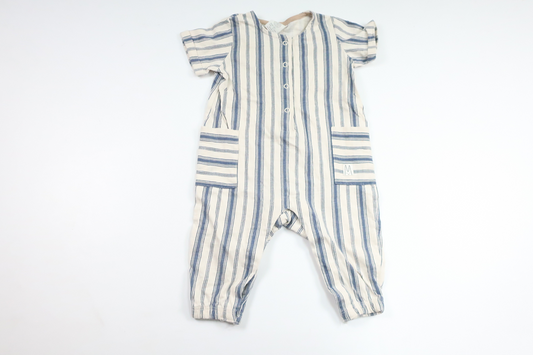 Striped jumpsuit from Lindex - Size 62 - Beige