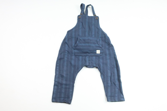 Striped overalls from Lindex - Size 74 - Navy blue