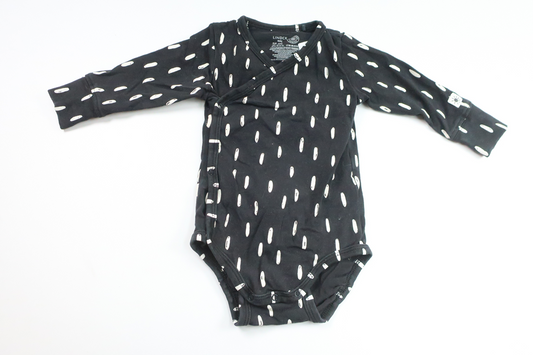 Wrap bodysuit from Lindex - Size 62 - Black