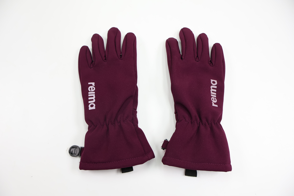 Fleecefodrade vantar i softshell från Reima - Storlek 98/104 - Lila