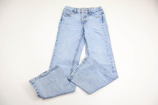 Utsvängda jeansbyxor från Kappahl - Storlek 140 - Denim