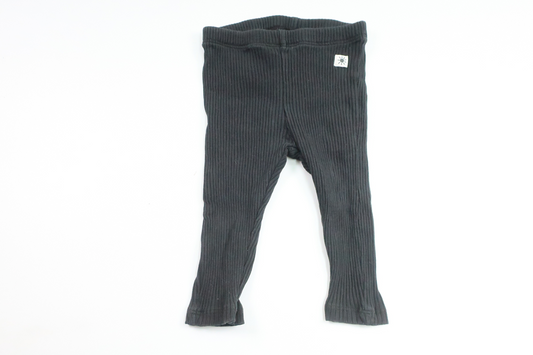 Ribbed trousers from Lindex - Size 68 - Black