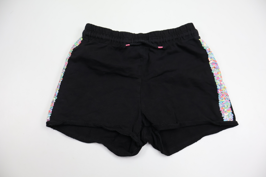 Shorts med paljetter från H&M - Storlek 128 - Svart