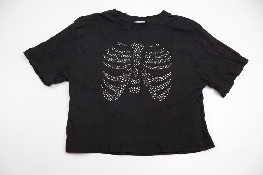 Cropped sweater from Kappahl - Size 134/140 - Black