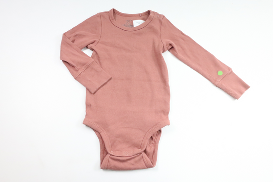 Ribbed bodysuit from Lindex - Size 74 - Pink
