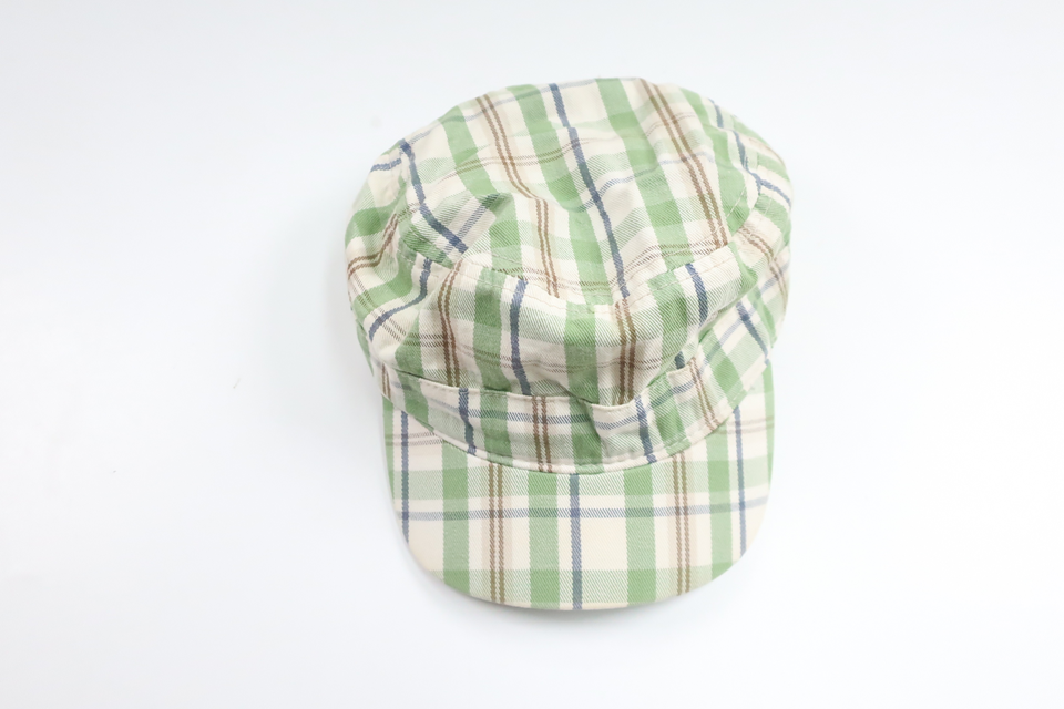 Checkered cap from Lindex - Size 48/50 - Green