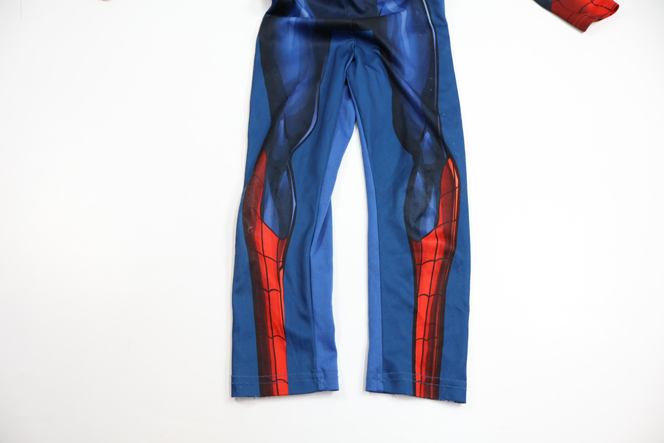 Jumpsuit "Spindelmannen" med mask från H&M - Storlek 110/116 - Blå
