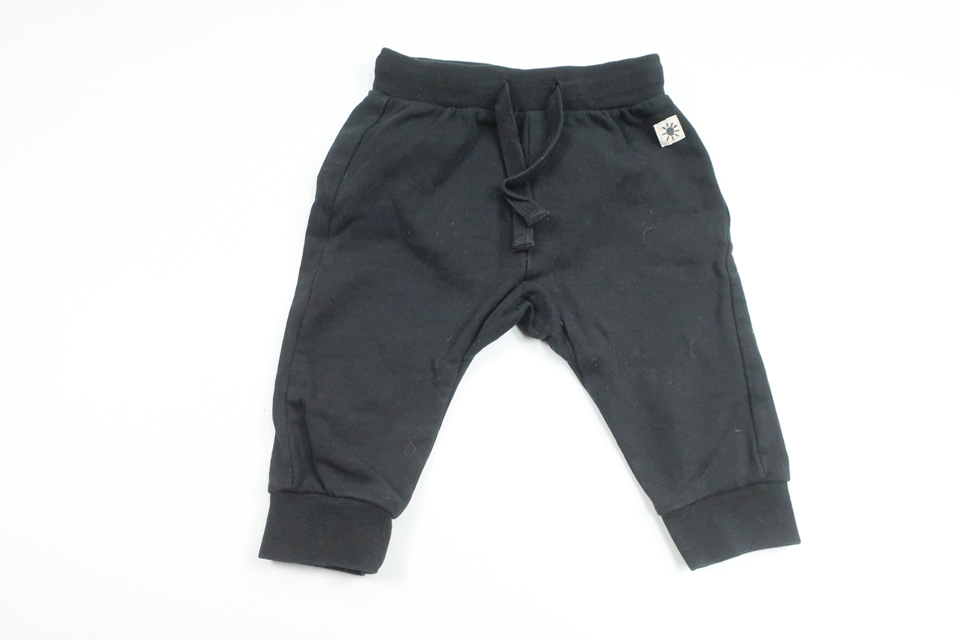 Pants with dog from Lindex - Size 56 - Black
