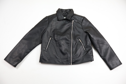 Bikerjacka från Primark - Storlek 122 - Svart