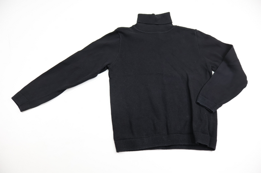 Tröja med polokrage från Primark - Storlek 128 - Svart