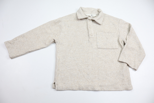 Stickad tröja från H&M - Storlek 122/128 - Beige