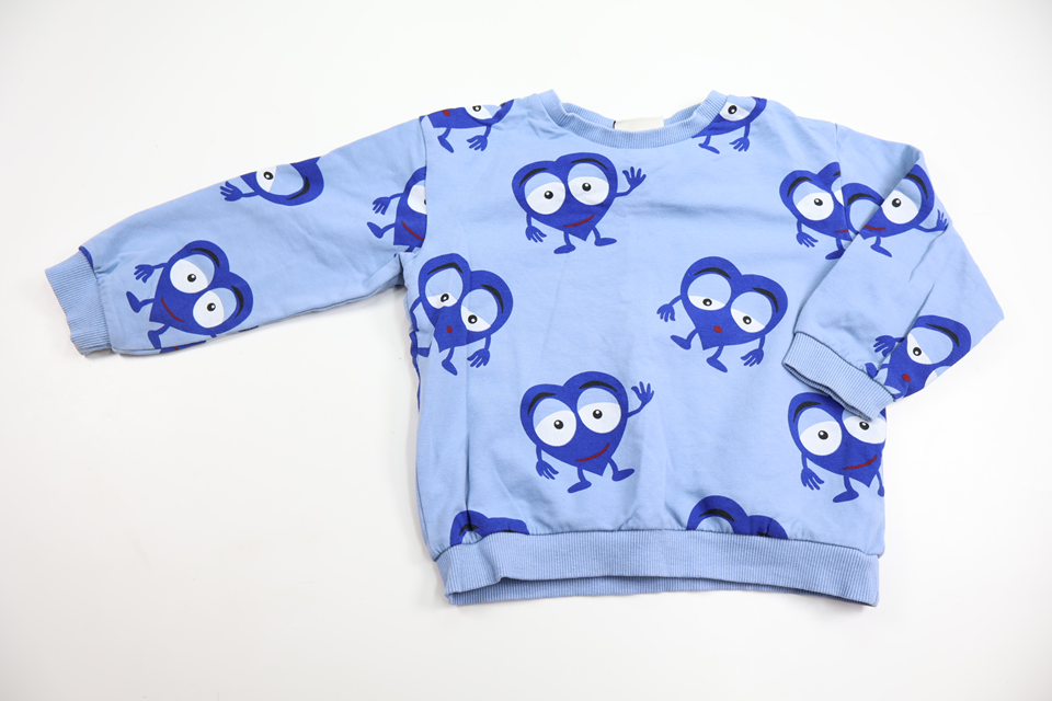 Sweatshirt med Babblarna från Kappahl - Storlek 86/92 - Blå