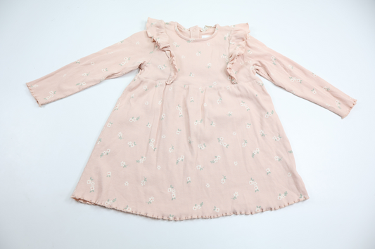 Ribbad klänning från Kappahl - Storlek 86 - Rosa