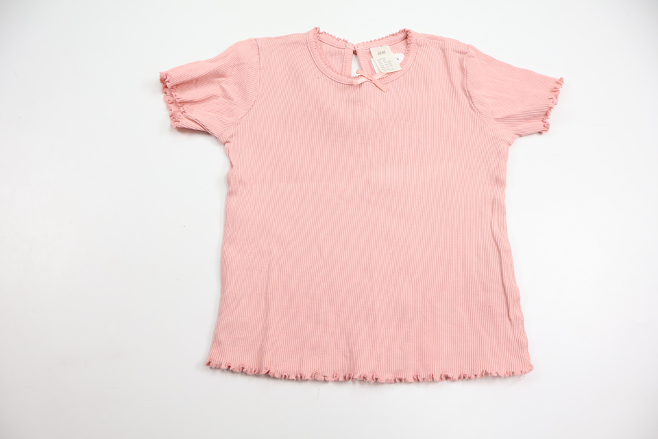 Ribbad tröja från H&M - Storlek 92 - Rosa