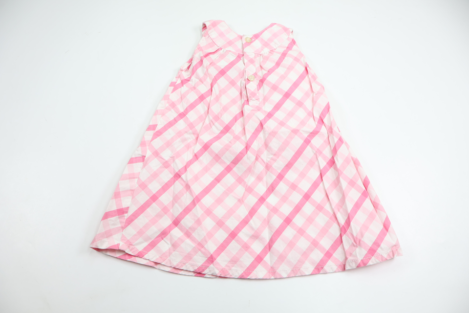 Rutig klänning från H&M - Storlek 86 - Rosa