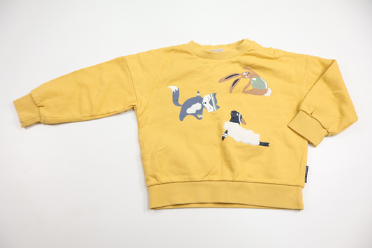 Sweatshirt från Polarn o. Pyret - Storlek 92 - Gul