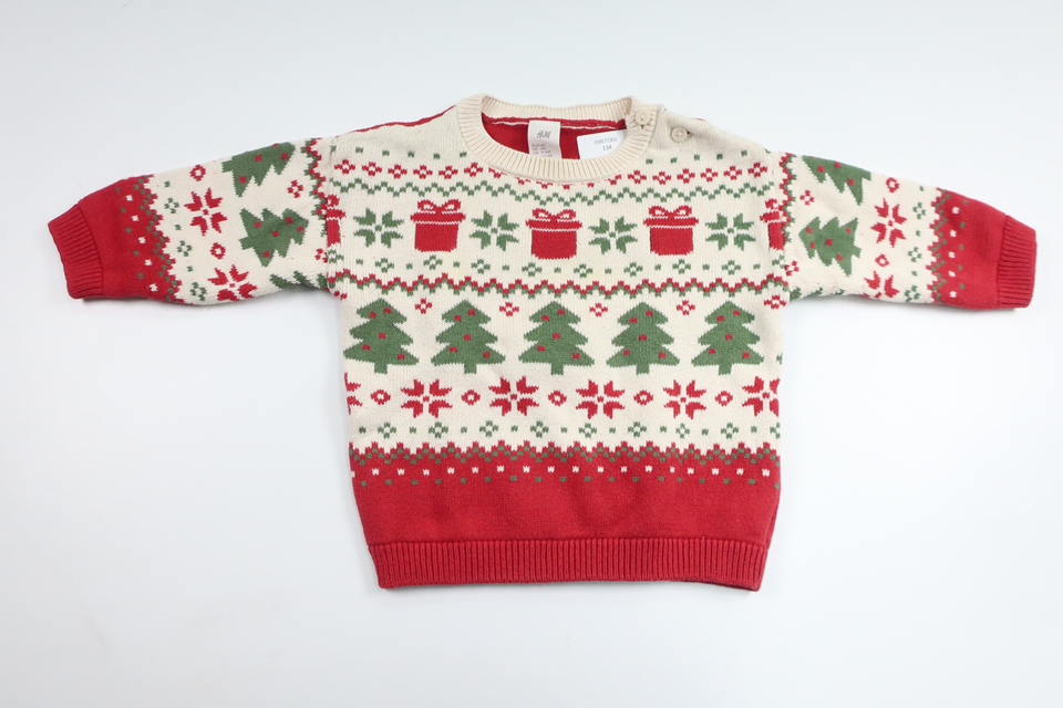 Knitted sweater from H&amp;M - Size 68 - Red