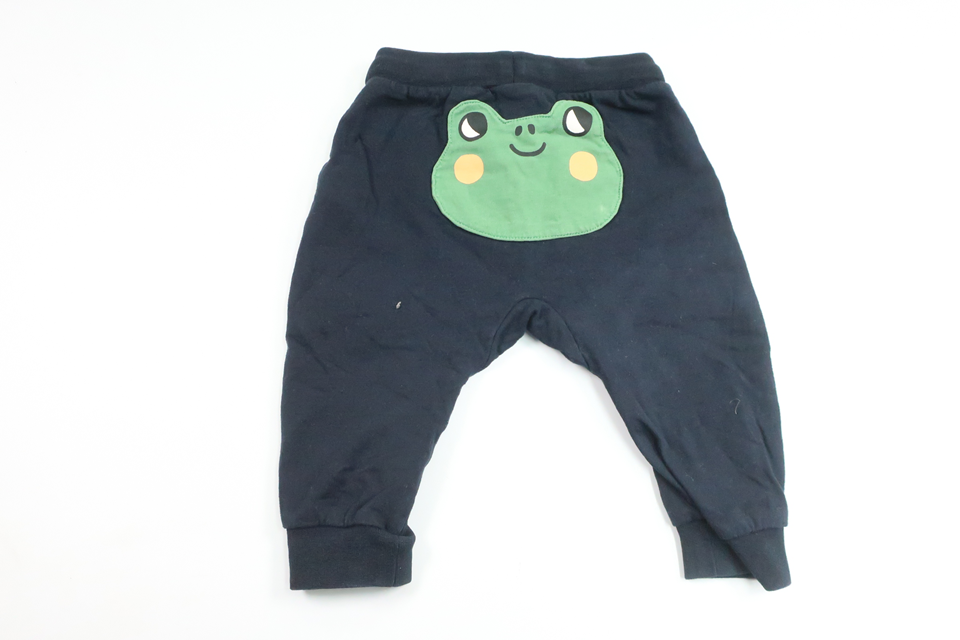 Trousers with frog from Lindex - Size 62 - Navy blue