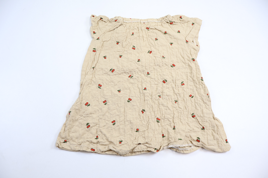 Dress with cherries from Hemsytt - Size 86/92 - Beige