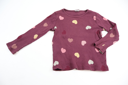 Ribbed sweater from Lindex - Size 92 - Purple