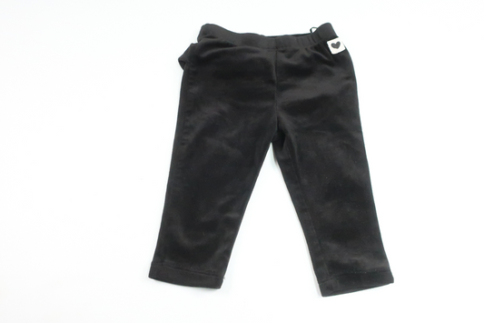 Velour trousers with ruffles from Kappahl - Size 74 - Black