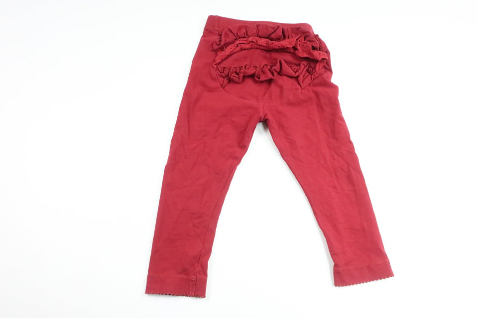 Newbie ruffled trousers - Size 86 - Burgundy