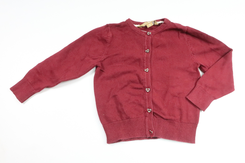 Knitted cardigan from Basic U - Size 74 - Burgundy